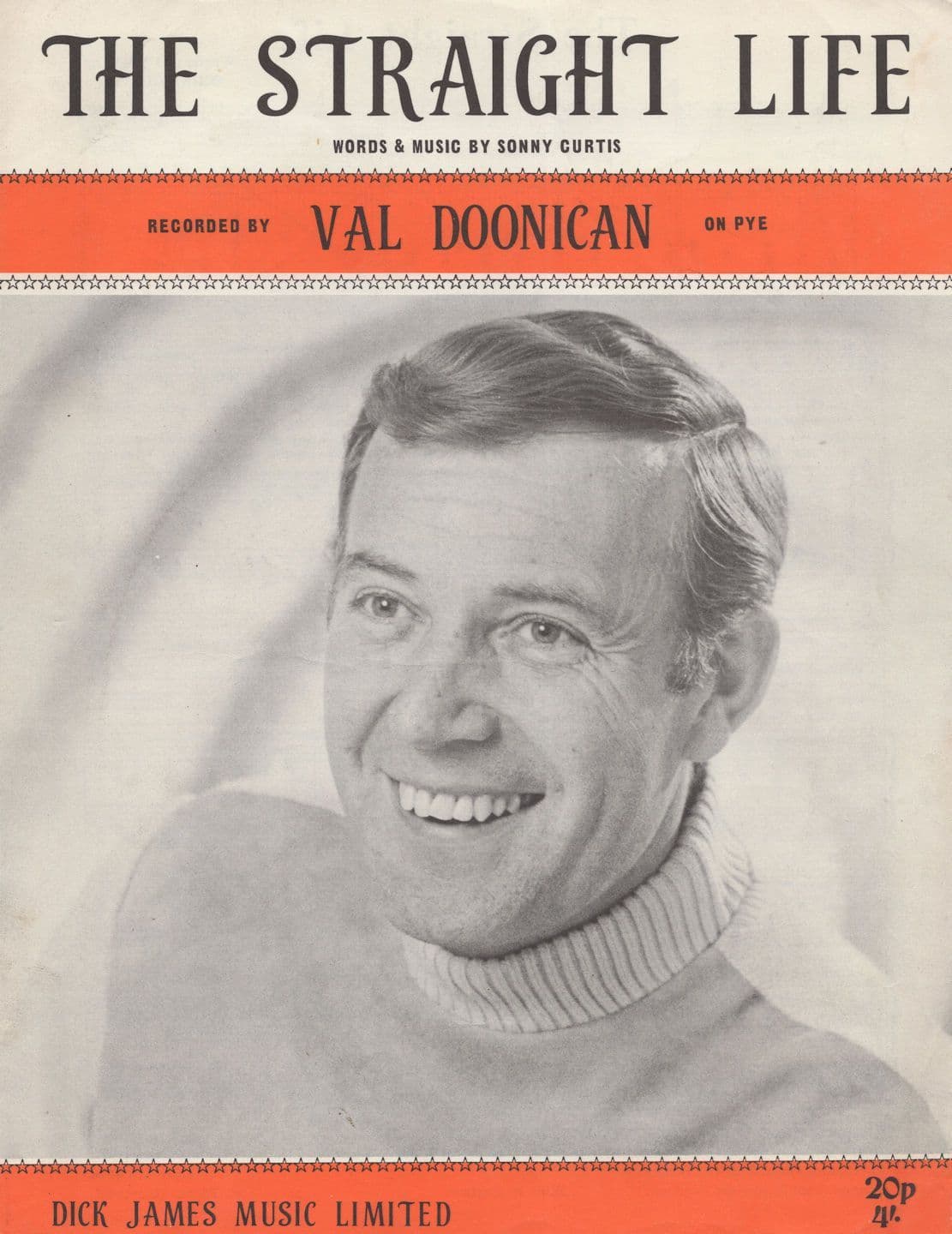 The Straight Line Val Doonican Sheet Music