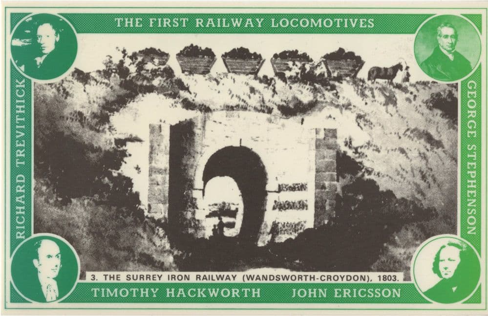 The Surrey Iron Railway Bridge Liverpool & Manchester Postcard