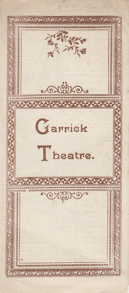 The Swashbuckler Medieval Duke Of Yorks Sword Fighting Victorian Theatre Programme