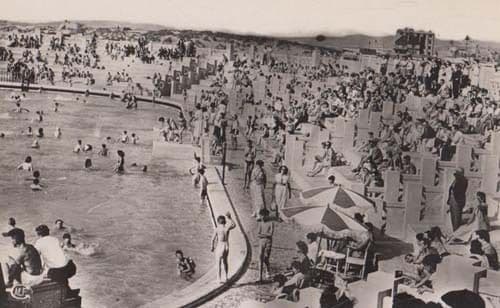 The Swimming Pool Le Touquet Paris France Real Photo Postcard