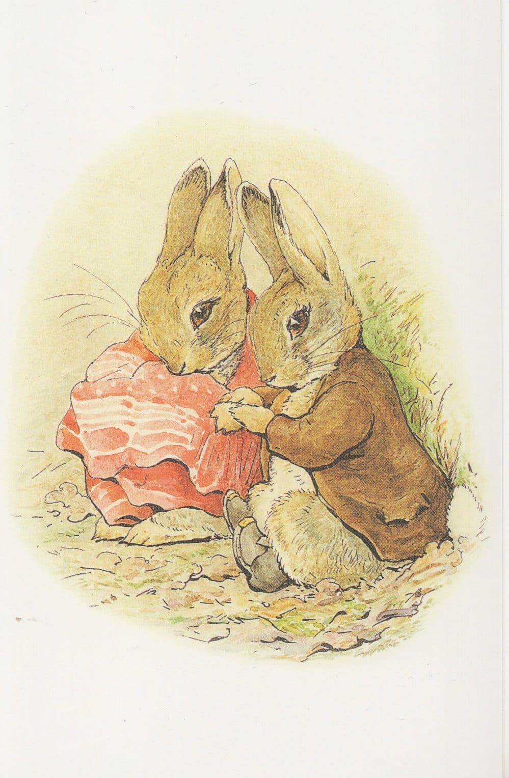 The Tale of Benjamin Bunny & Peter Rabbit Beatrix Potter Postcard