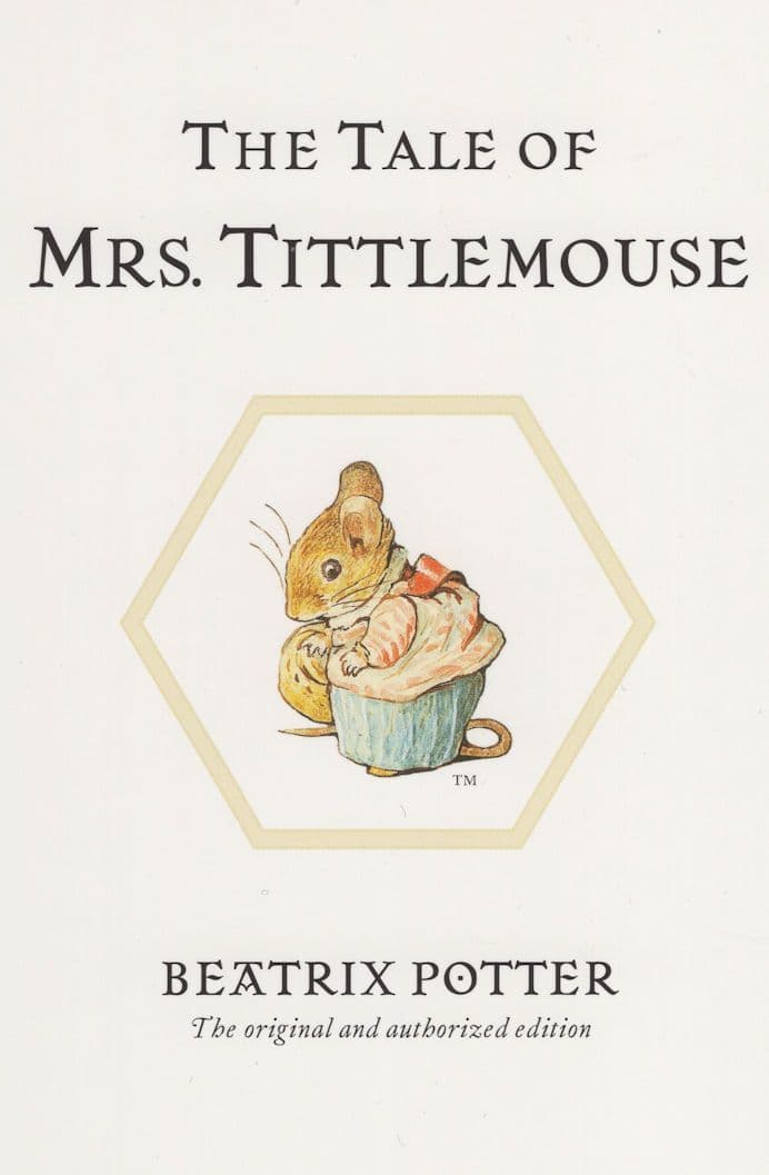 The Tale Of Mrs Tittlemouse Beatrix Potter Book Postcard