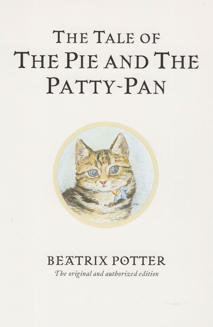 The Tale of The Pie & The Patty Pan Beatrix Potter Book Postcard