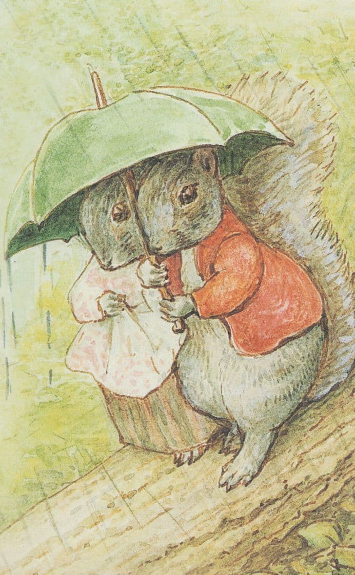 The Tale Of Timmy Tiptoes 1911 Book Beatrix Potter Postcard