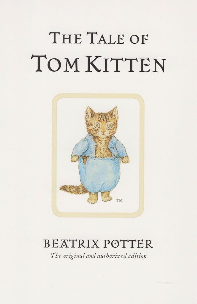 The Tale Of Tom Kitten Beatrix Potter Book Postcard