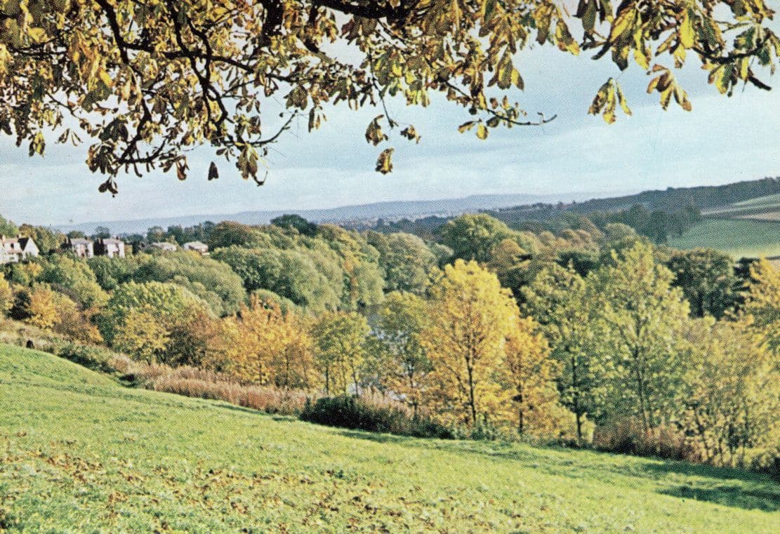 The Tees Valley Hill Panoramic Rare 1980s Durham Postcard
