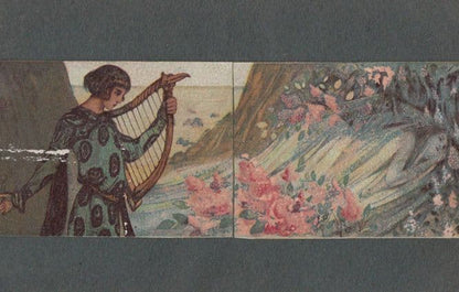 The Three Muskateers Home Made Antique Play Theatre Old Advertising Postcard
