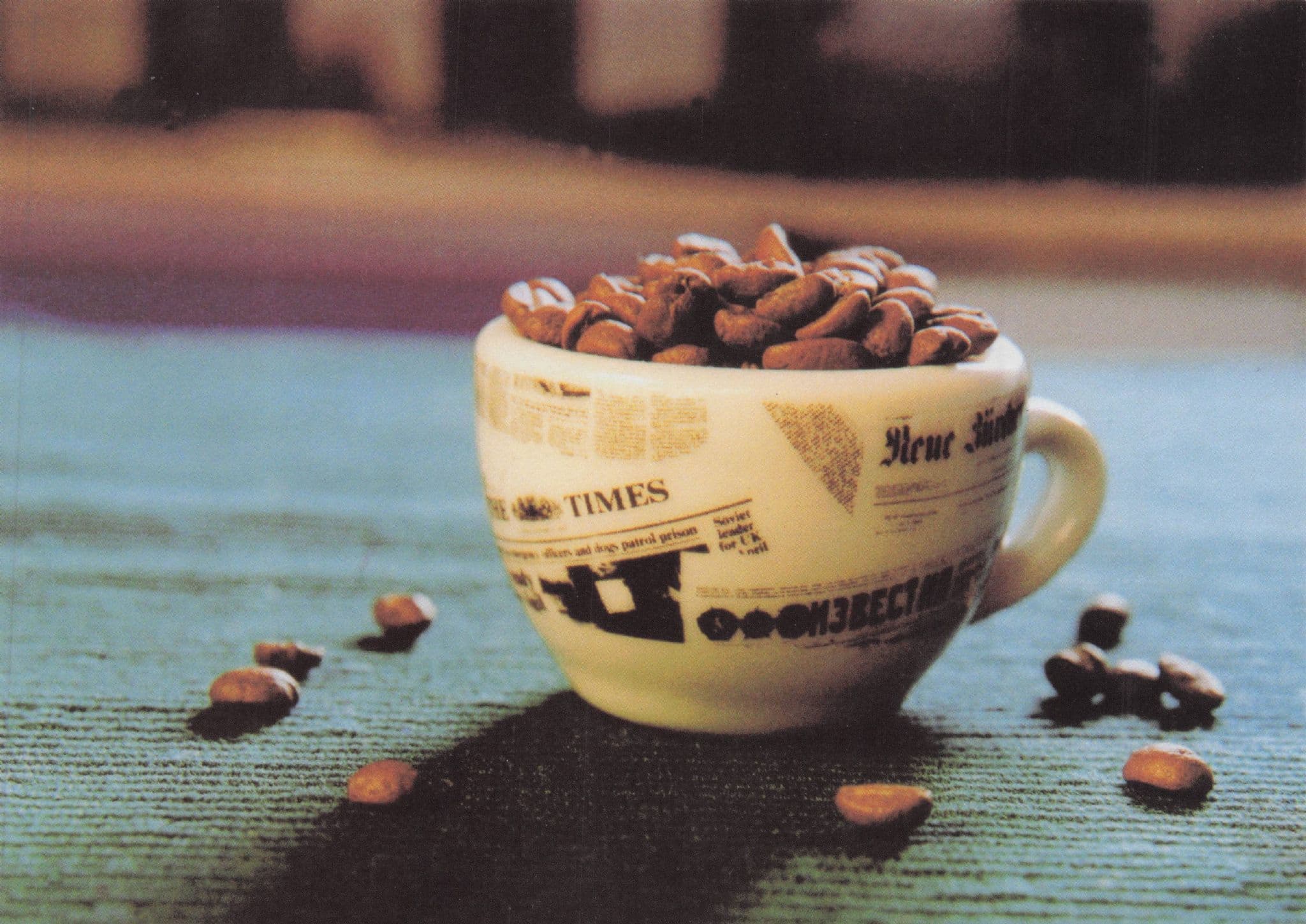 The Times Newspaper Coffee Cup Unique Irish Photo Award Winner Postcard