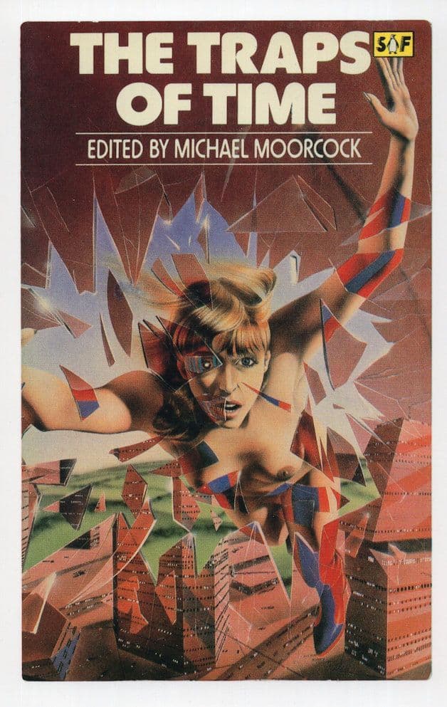 The Traps Of Time Michael Moorcock 1979 Sci Fi Book Postcard