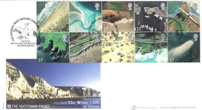 The White Cliffs Of Dover National Trust RARE LTD TO 50 FDC