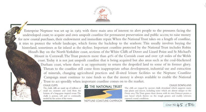 The White Cliffs Of Dover National Trust RARE LTD TO 50 FDC
