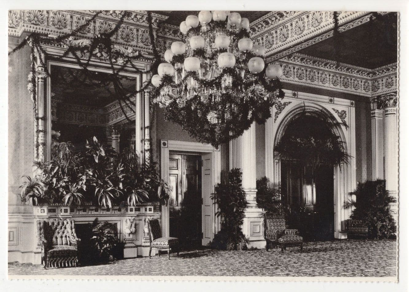 The White House USA American President Victorian Photo Postcard