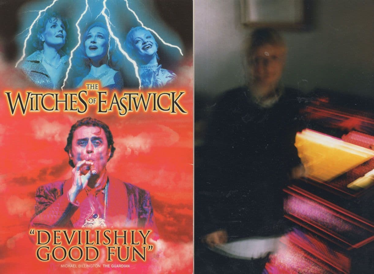 The Witches Of Eastwick London Theatre Play Advertising Postcard
