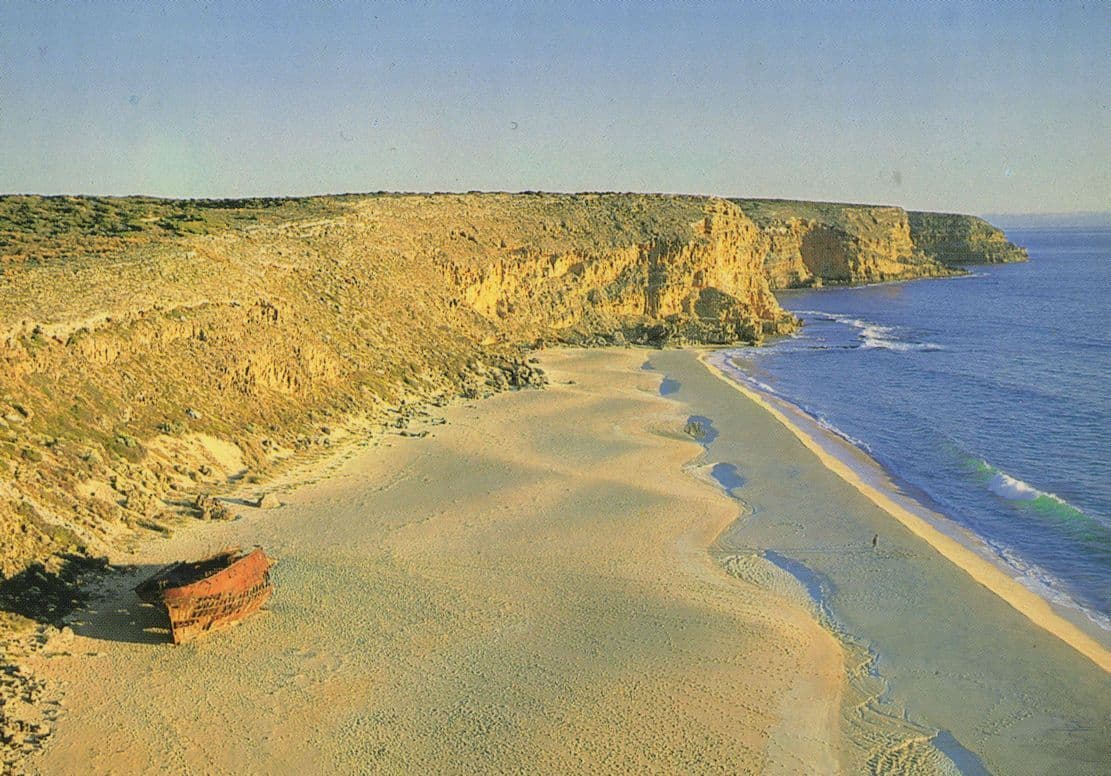 The Wreck Of The Ethel Ship 1970s South Australia Postcard
