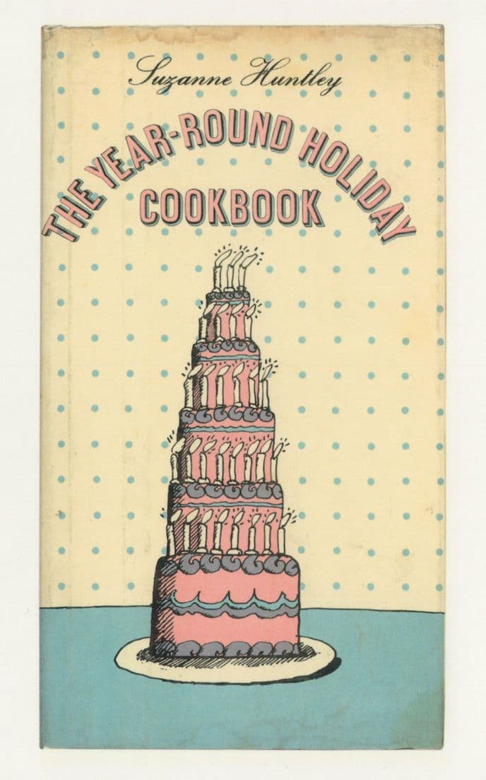 The Year Round Holiday Cookbook Suzanne Huntley 1969 Book Postcard