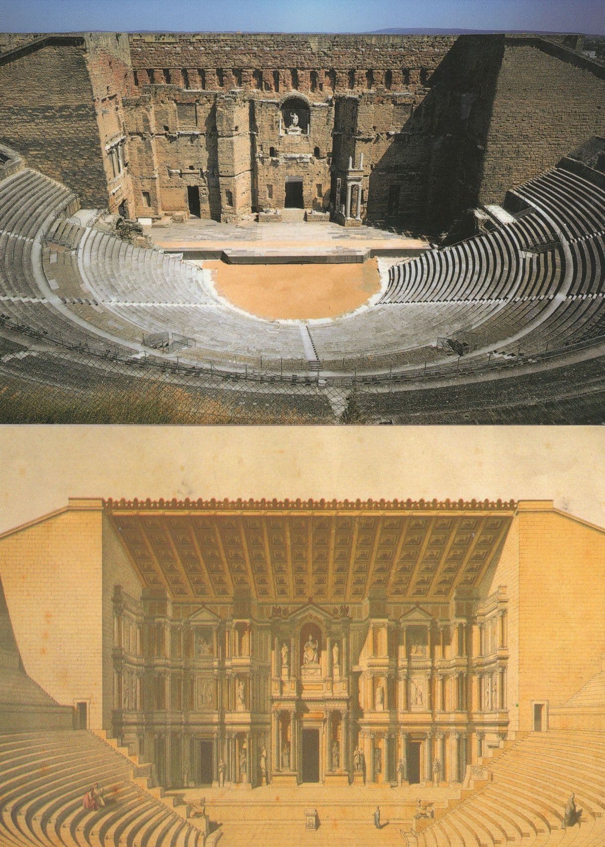 Theatre Antique D'Orange 2x French Postcard s