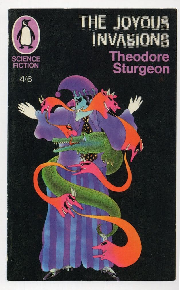 Theodore Sturgeon The Joyous Invasions 1967 Book Postcard