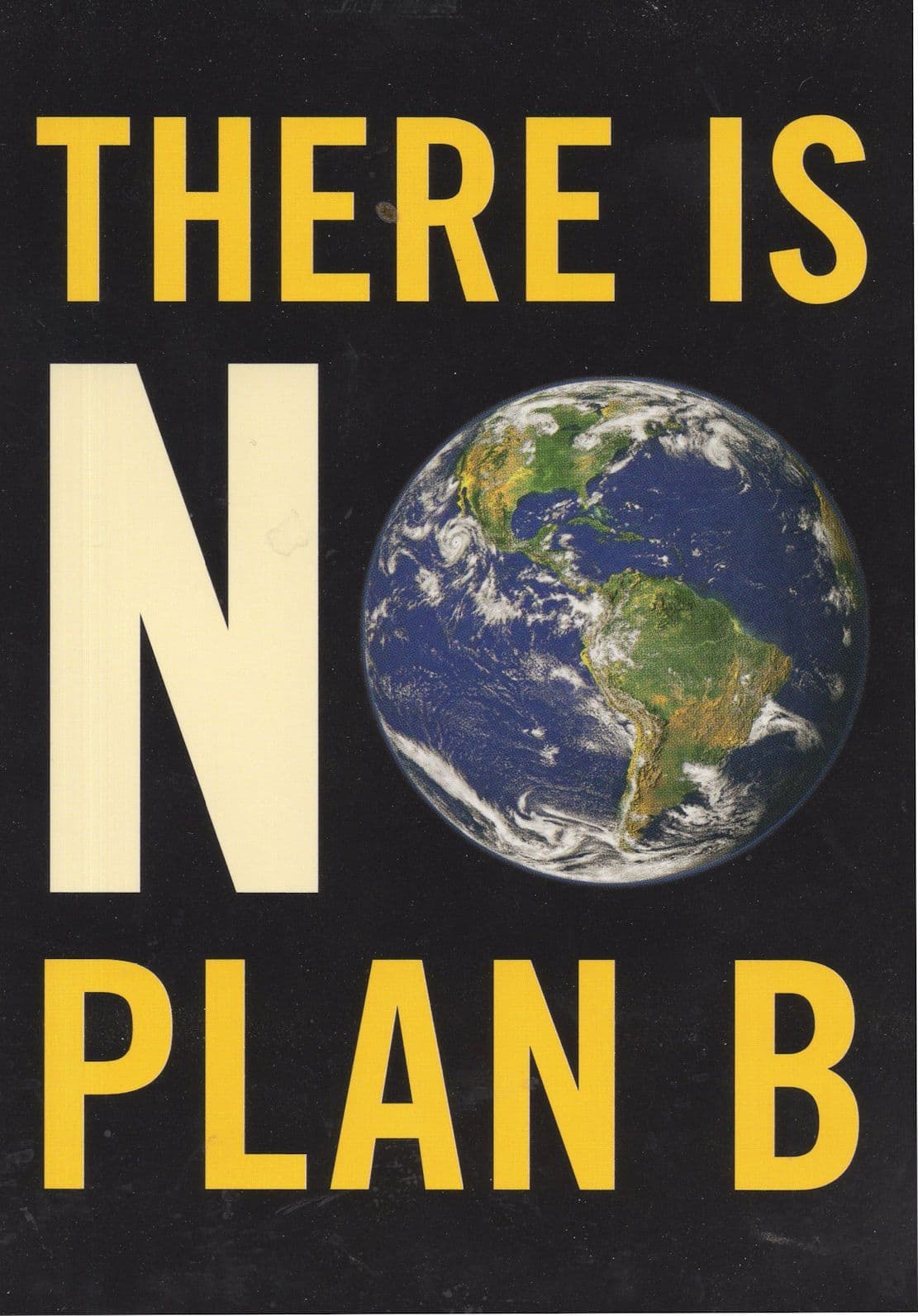 There Is No Plan B Global Warming Climate Change Protest Postcard