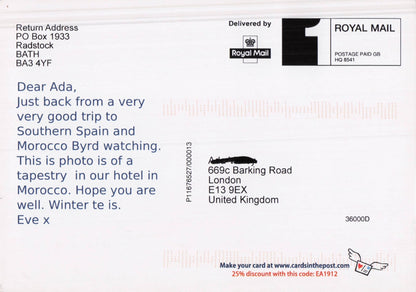 There's A Morocco Byrd At Our Spanish Hotel Comic Postcard