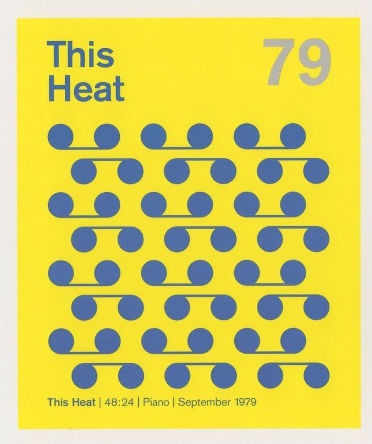 This Heat Experimental Punk Rock Debut First Press 1979 LP Postcard
