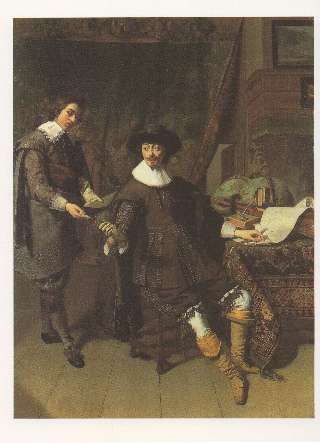 Thomas De Keyser Constantijn Huygens Painting Postcard