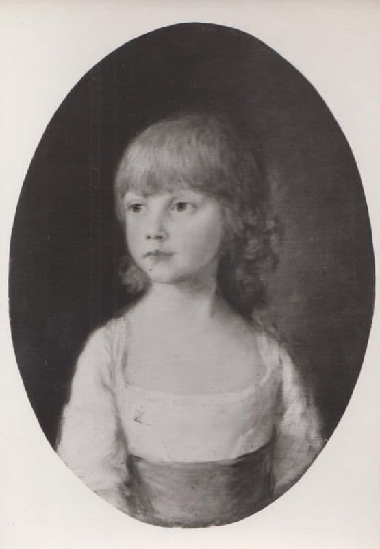 Thomas Gainsborough Princess Sophia Windsor Royal Gallery Painting Postcard