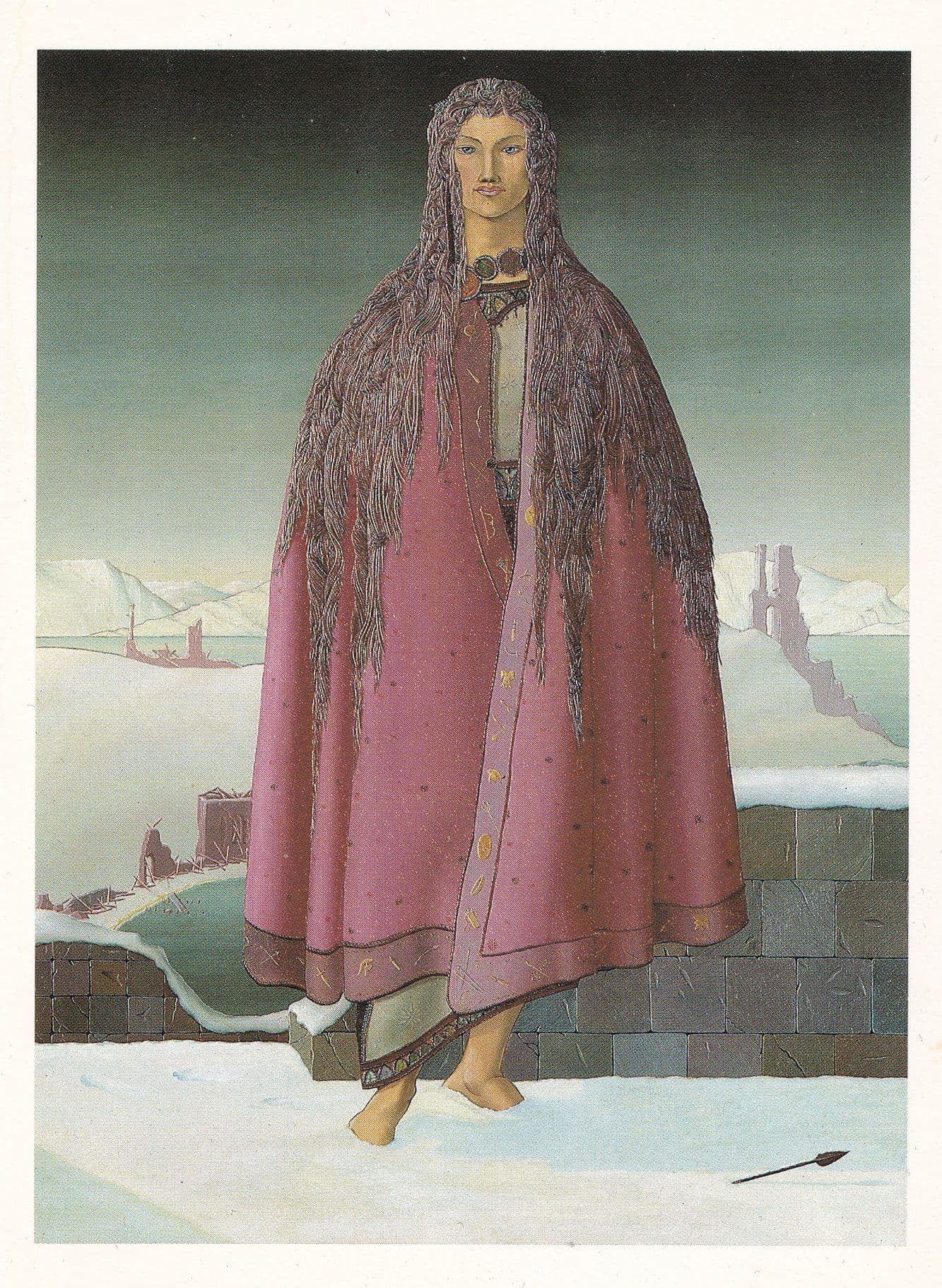 Thomas Lowinsky Helen Of Troy Tate Gallery Painting Postcard