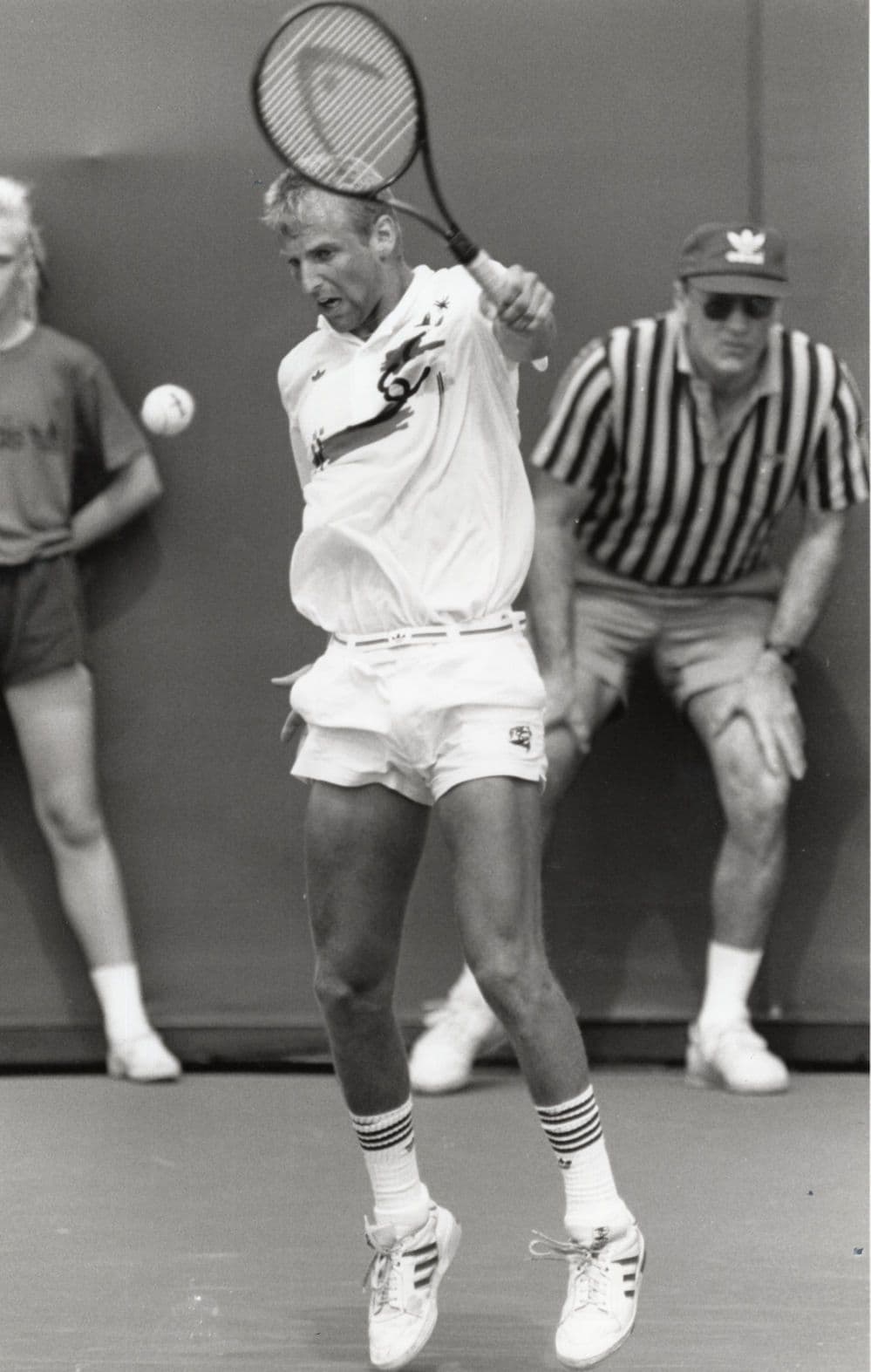 Thomas Muster of Australia 1987 Liptons Tennis Miami Masters 10x8 Press Photo