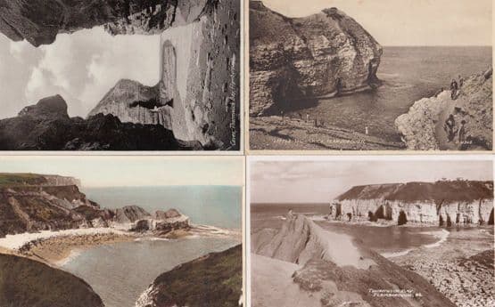 Thornwick Bay Flamborough 4x Character Postcard s