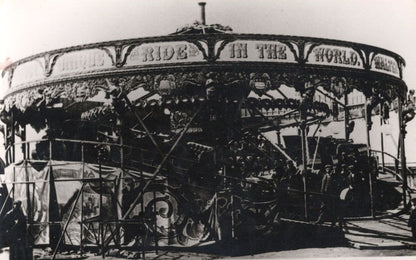 Thrill Ride Most Unique In The World Walter Fairground Society PB Postcard Photo