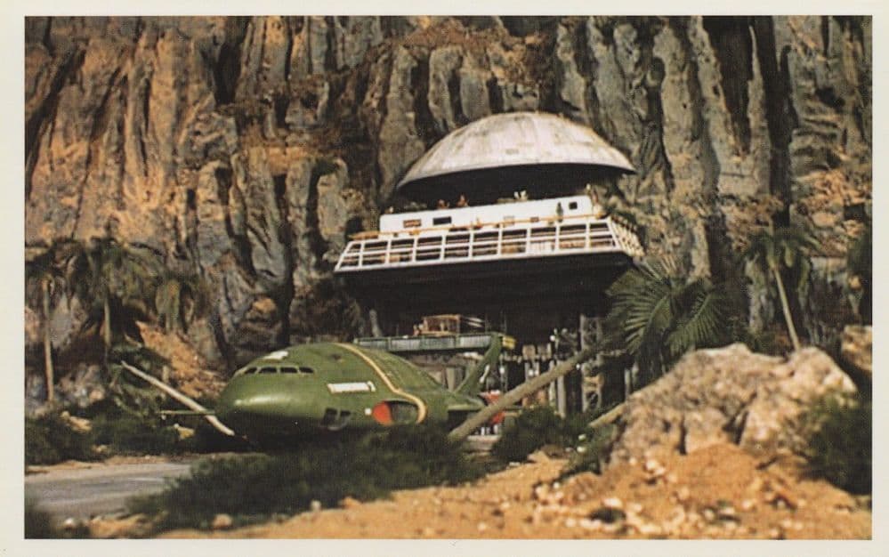 Thunderbird 1 in First Episode One Sun Probe Thunderbirds Postcard