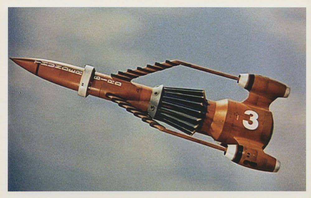 Thunderbirds 3 Aircraft in TV Show Opening Credits Postcard