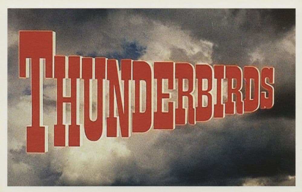 Thunderbirds Gerry Anderson TV Show Opening Credits Postcard