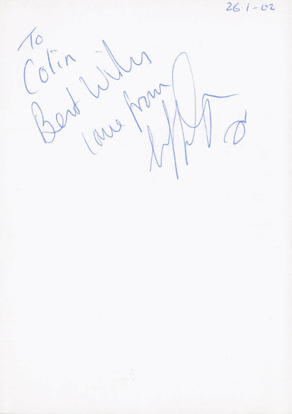 Tiffany Chapman Brookside Reverse Hand Signed Cast Card Photo