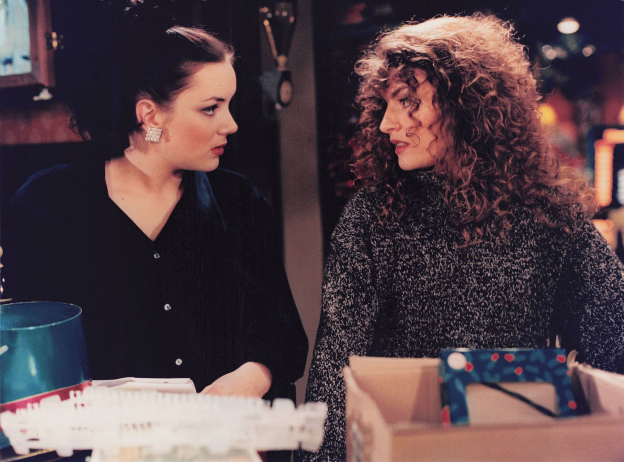 Tiffany Vs Lorraine New Years Eve Party 1996 Eastenders BBC TV Press Photo
