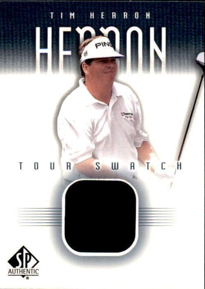 Tim Herron Upper Deck Worn Tour Swatch Shirt Golf Rare Card