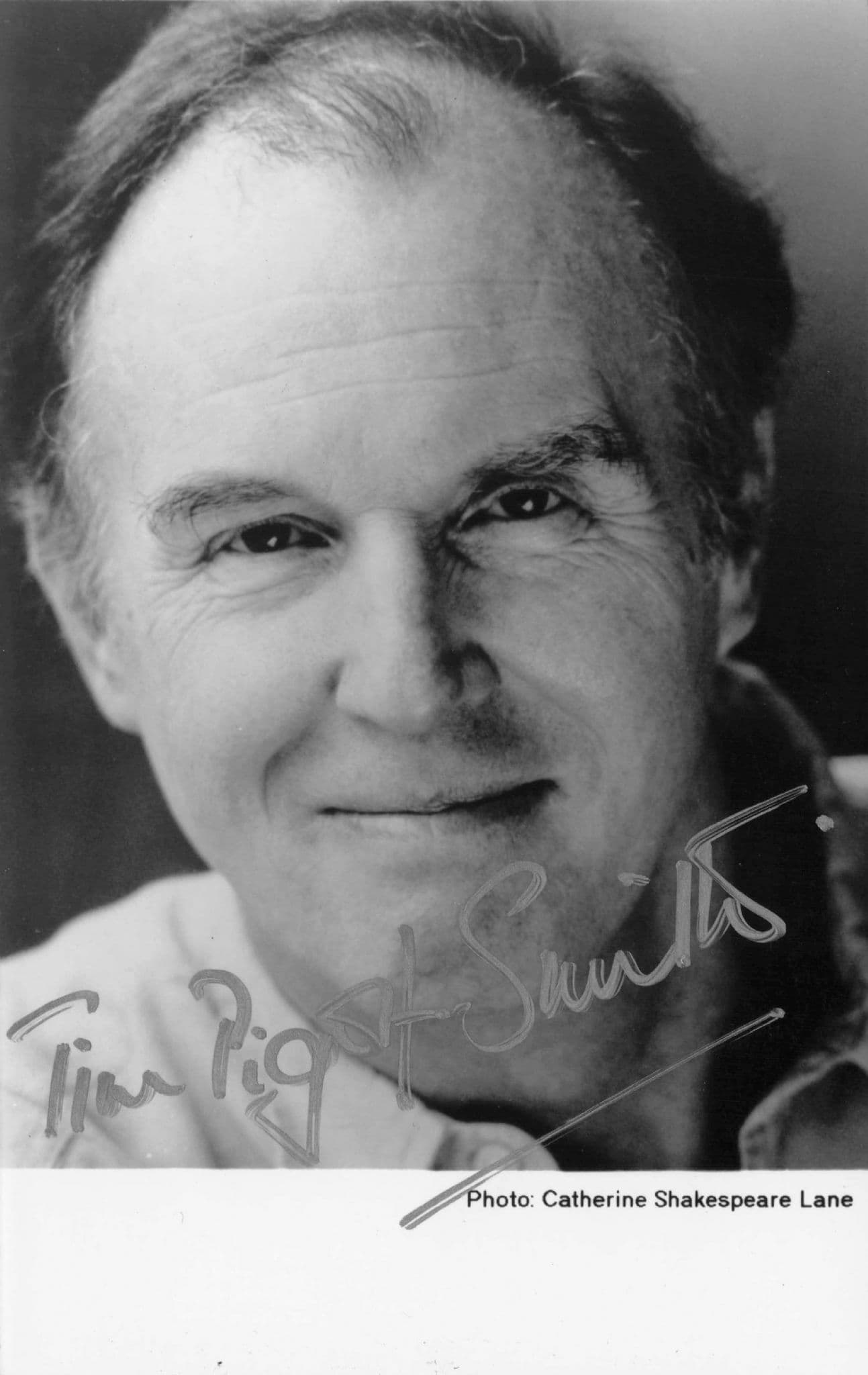 Tim Piggott Smith Vintage Hand Signed Photo