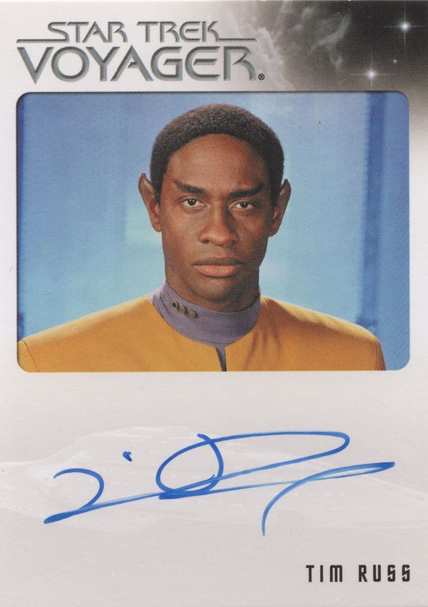Tim Russ Star Trek Voyager Heroes & Villains Autograph Signed Card