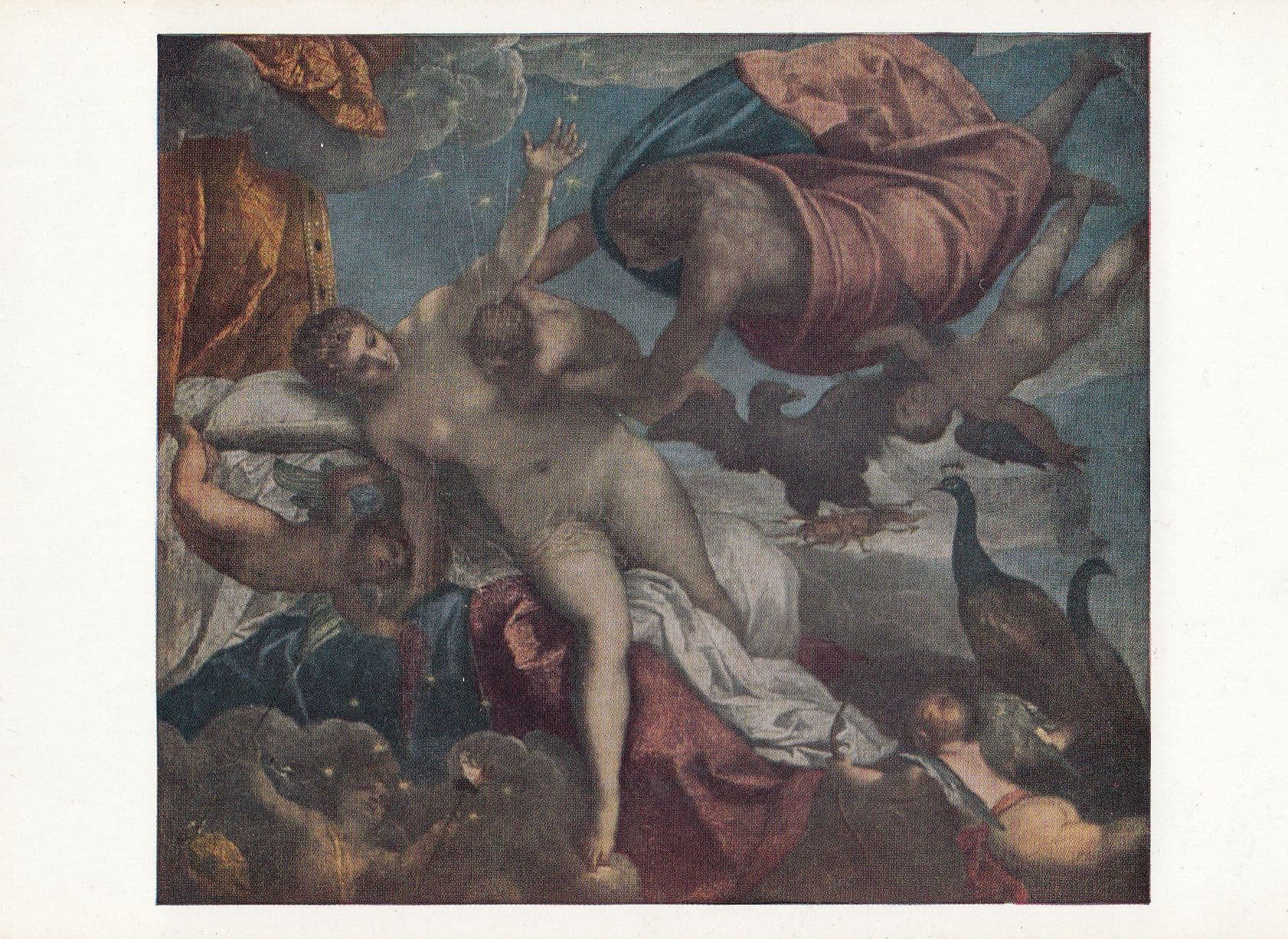 Tintoretto Robusti National Gallery Painting Postcard