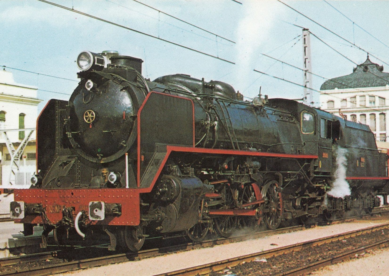 Tipo Mikado MTM Macosa Babcock Wilcox Lleida Train Postcard