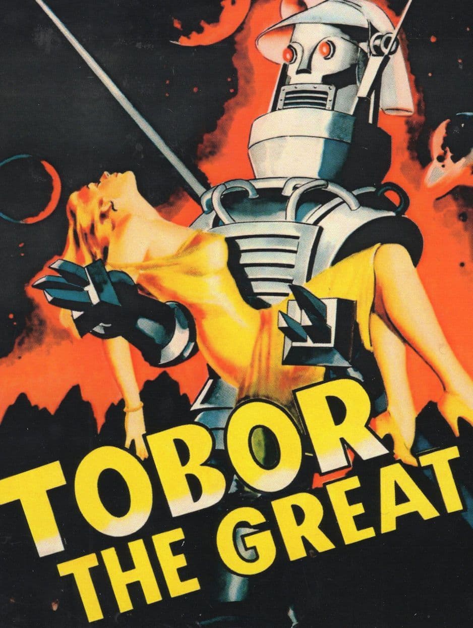 Tobor The Great Cult Sci-Fi Robot B-Movie Film Postcard