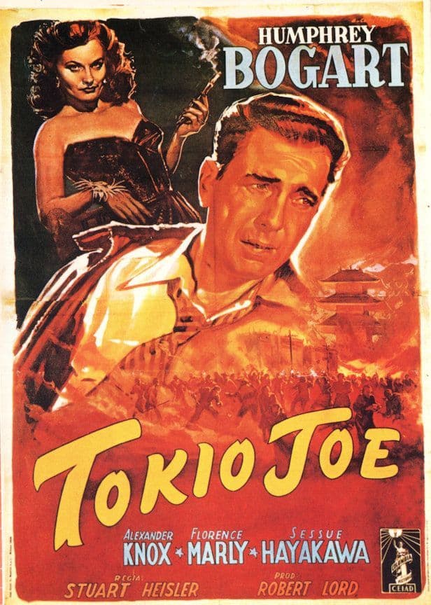Tokio Joe Humphrey Bogart French Movie Film Poster Postcard