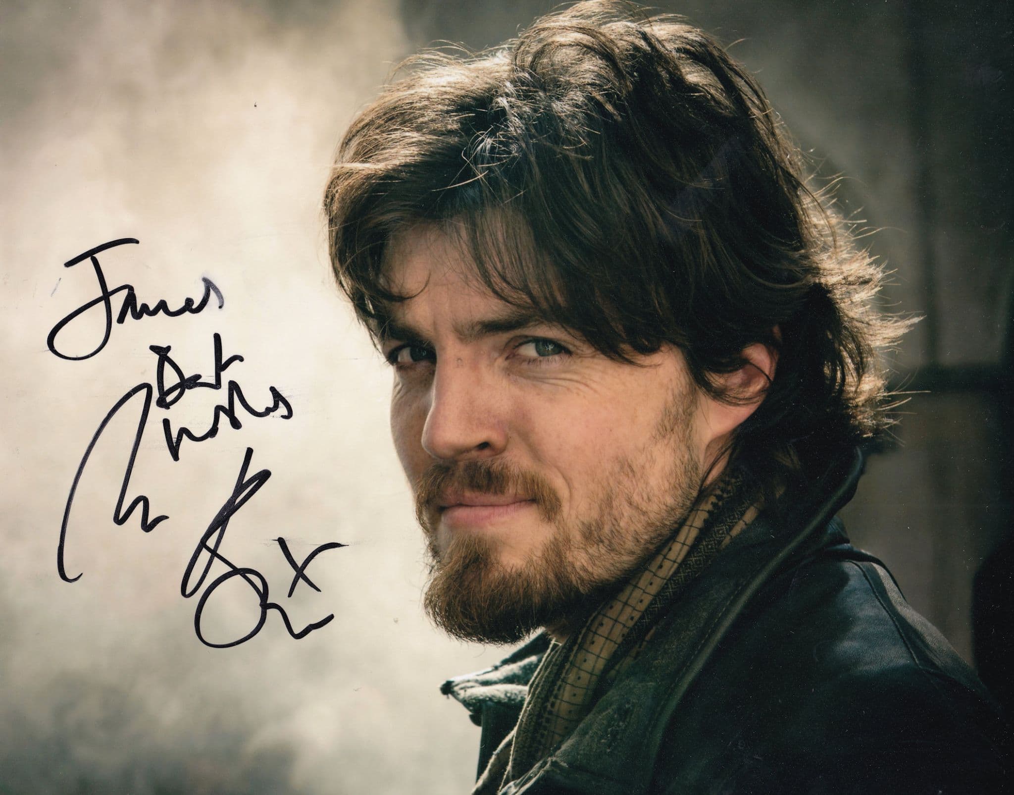 Tom Burke The Musketeers 10x8 Large Hand Signed Photo