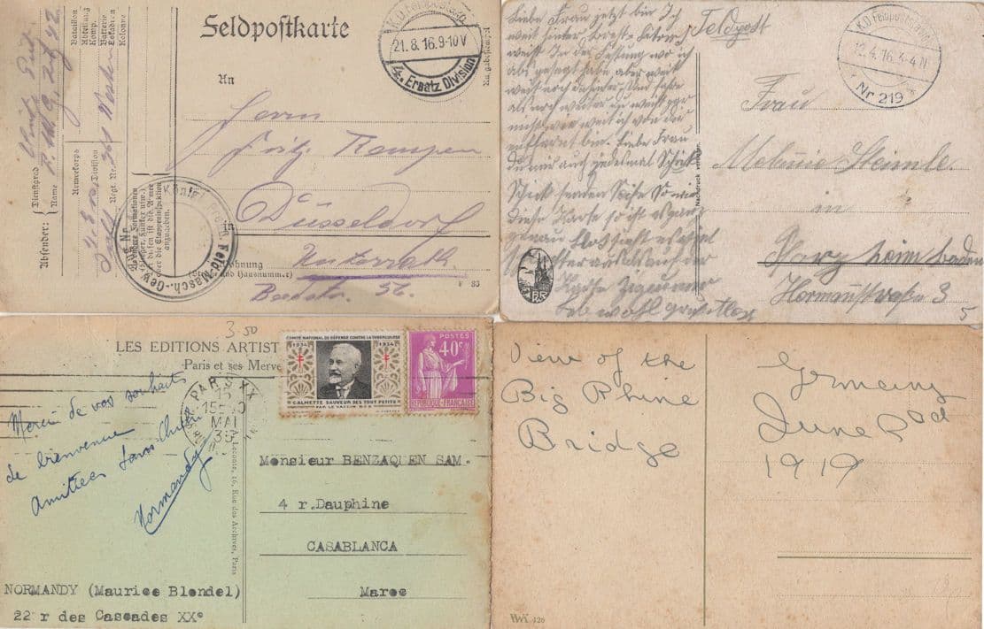 Tomb Of The Unknown Soldier 3x WW1 4x German Postcard s