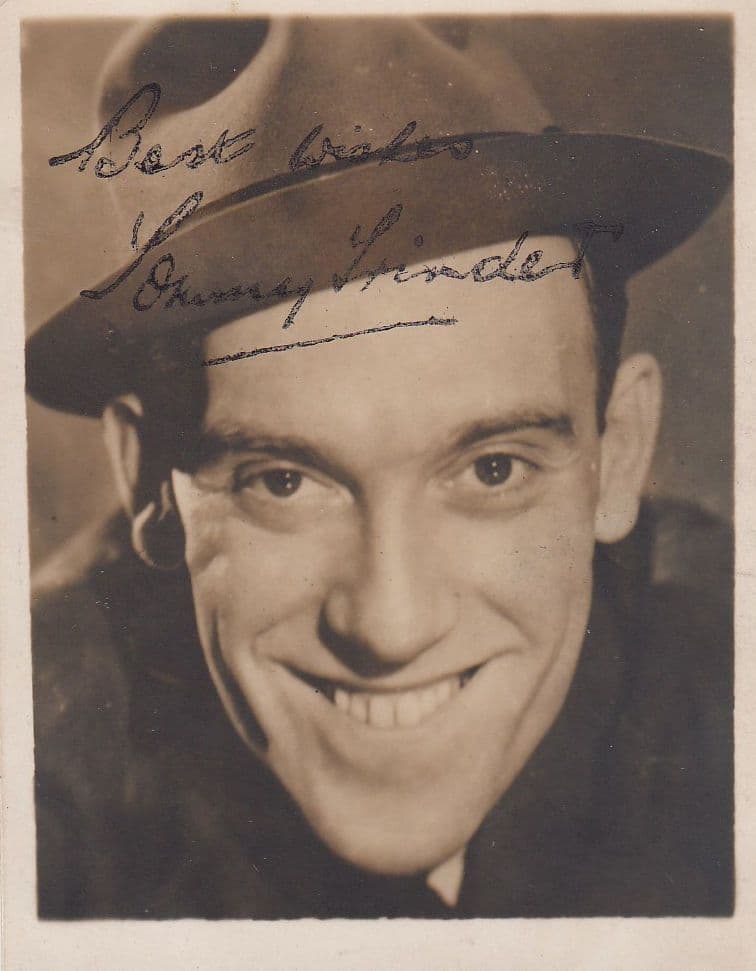 Tommy Trinder Antique Genuine Hand Signed Photo
