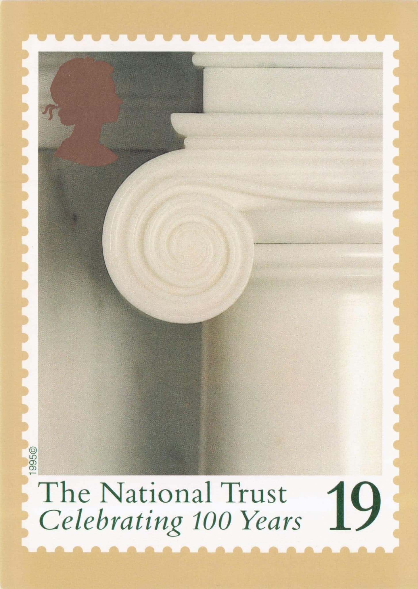 Tony Evans National Trust Celebrating 100 Years Limited Edition Postcard