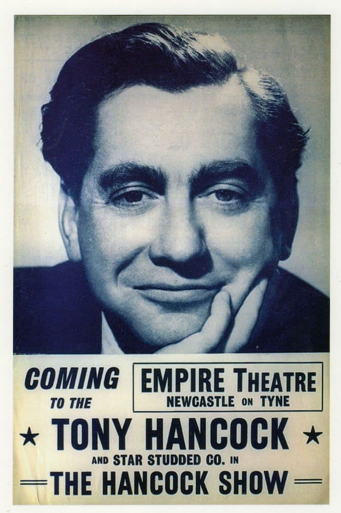 Tony Hancock of The Goons Show Live Newcastle Rare Poster RPC Postcard