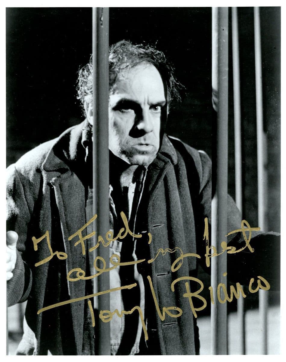 Tony Lo Bianco The French Connection LARGE 10x8 Hand Signed Photo