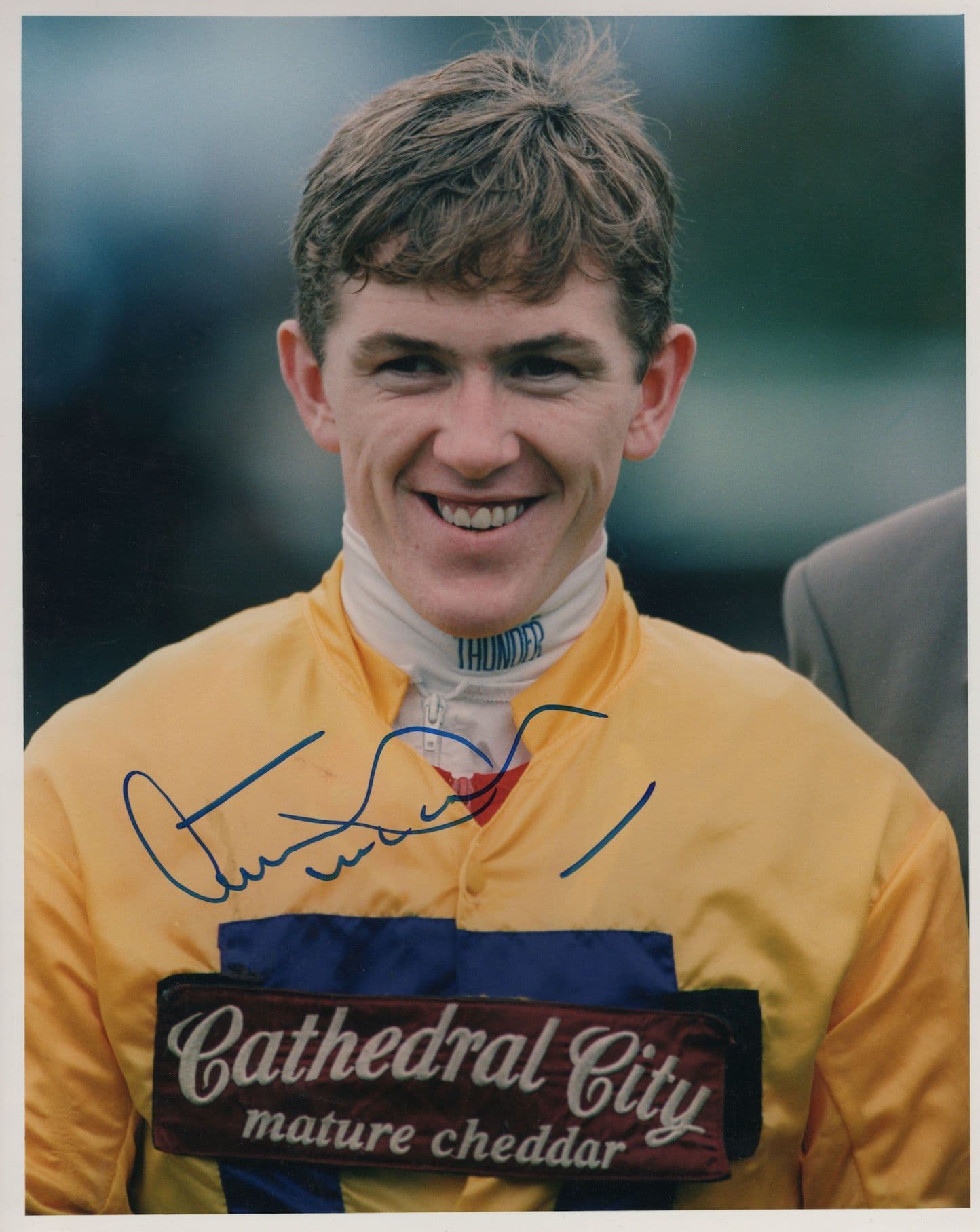 Tony McVoy Irish National Hunt Horse Race Jockey Hand Signed Photo