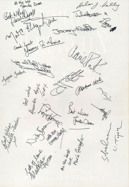 Topol In Ziegfeld Fiddler In The Roof 26x Hand Signed Autograph